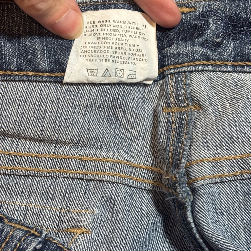 Zena Women's Blue Boot Cut Jeans - Picture 7 of 7